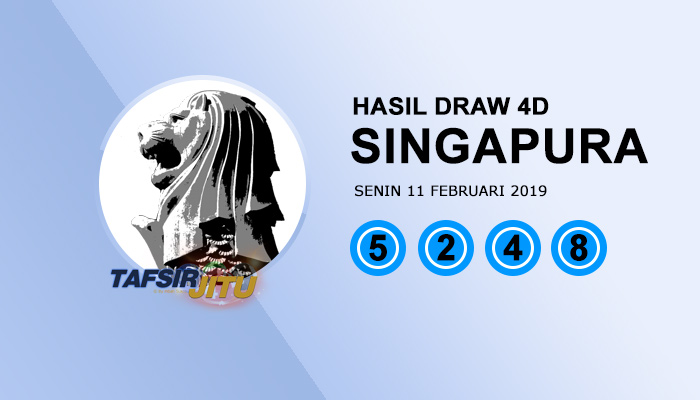 Pengeluaran hari ini SGP Singapura 11 Februari 2019