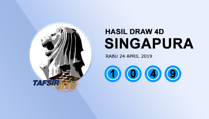 Pengeluaran hari ini SGP Singapura 24 April 2019
