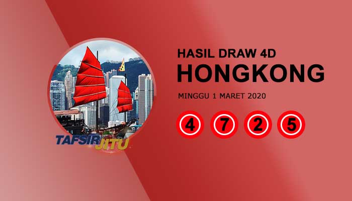 Pengeluaran hari ini HK Hongkong 1 Maret 2020 tafsirjitu
