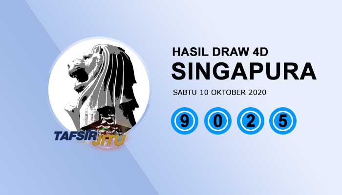 Pengeluaran hari ini SGP Singapura 10 Oktober 2020